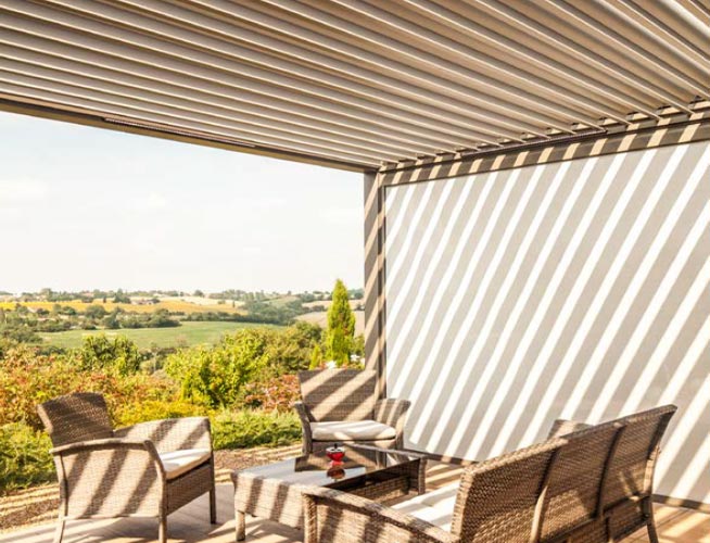 Vente et installation de pergolas sur Millau, Rodez, Severac, Aveyron : Severac Aluminium.